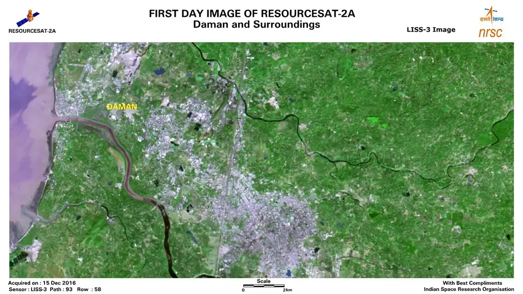 Daman and surroundings