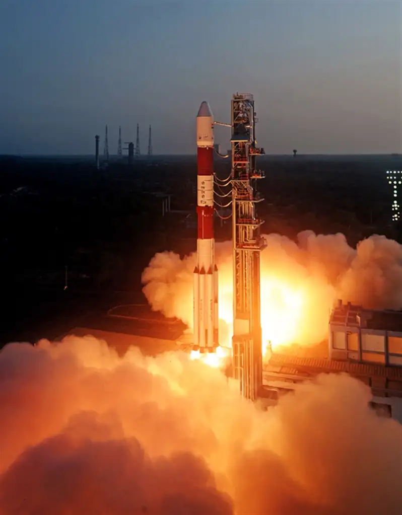 IMAGE PSLV-C24/IRNSS-1B Lift off