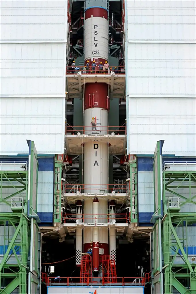 IMAGE PSLV-C23 Lift off
