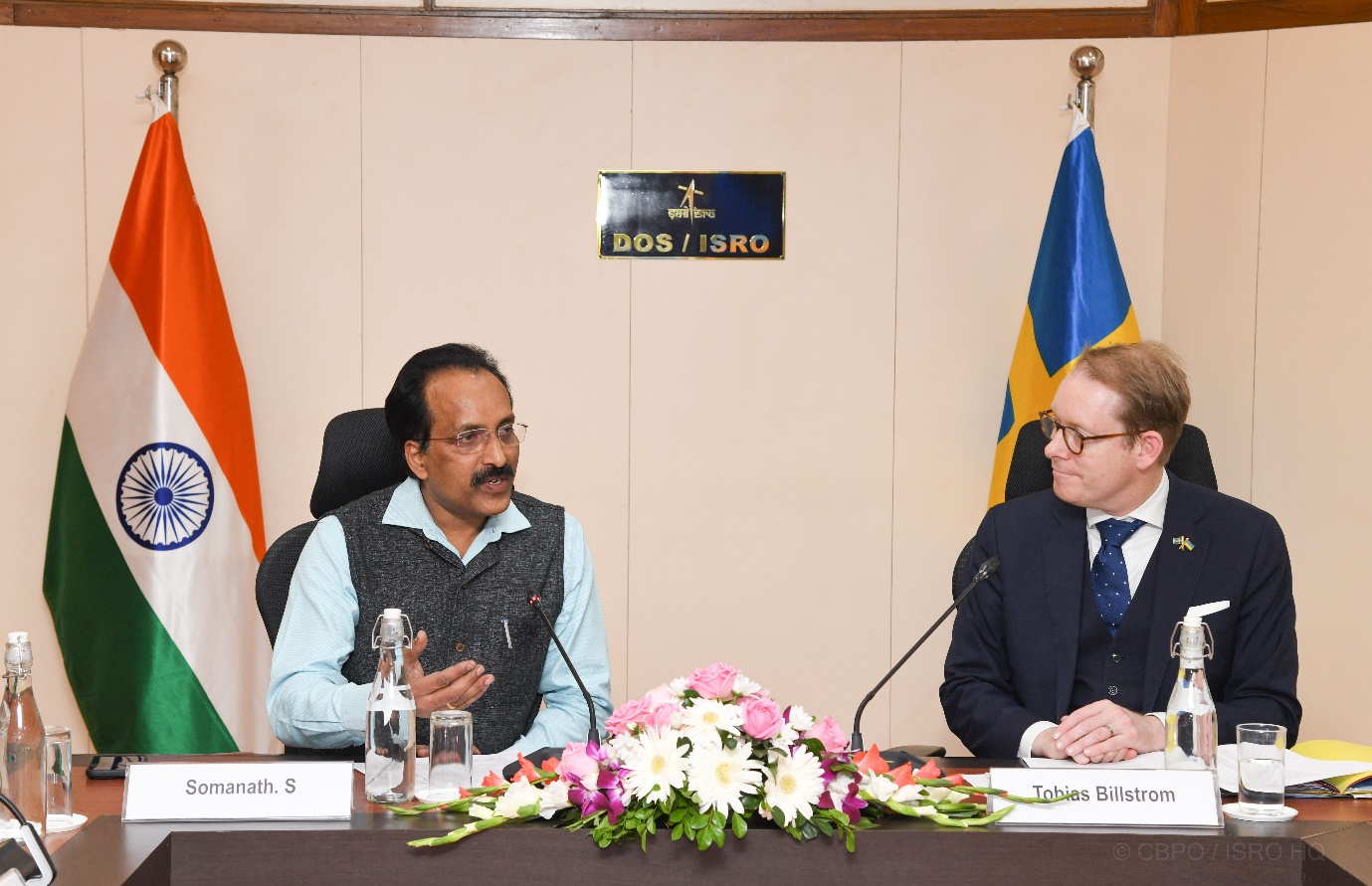 Sweden Minister met Chairman ISRO/ Secretary DOS